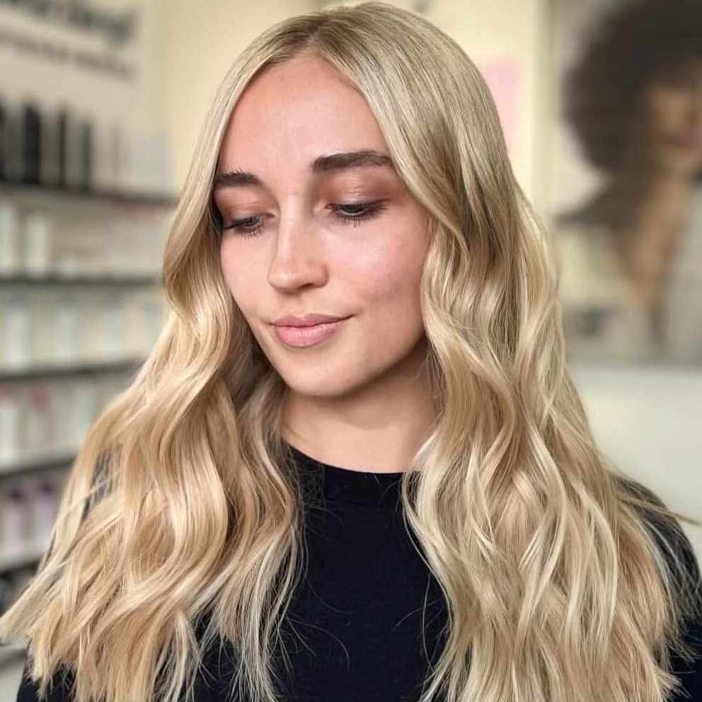 Classic Halo Blonde at Tara Rose Salon
