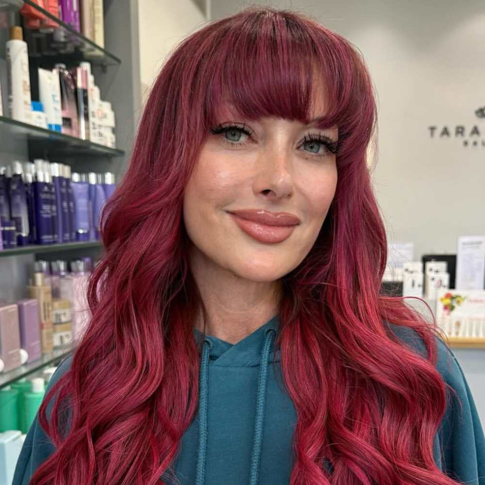 Dimensional Red or Copper at Tara Rose Salon